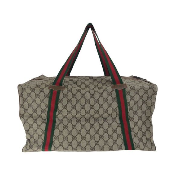 Gucci Vintage GG Supreme Canvas Boston Bag - Picture 1 of 10